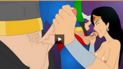 Hentai nude video with Wonder Woman
