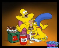 Food sex fantasy of Homer Simpson