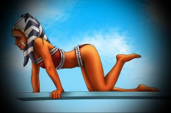 Ahsoka Tano sexy pose