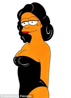 Marge like Dita Von Teese