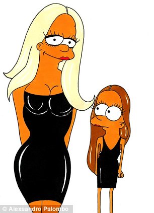 Springfield Fashion Week - Donatella Versace with her niece Allegra