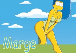 Sexy drawings of Marge Simpson