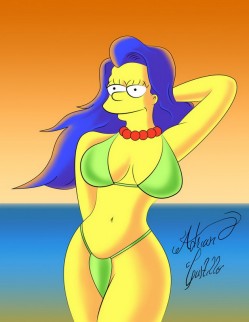 Sexy drawings of Marge Simpson