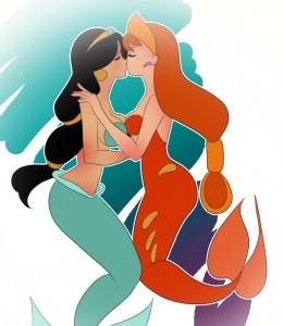 Princess Jasmine kiss
