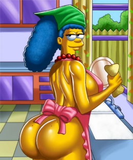 Marge drunk party